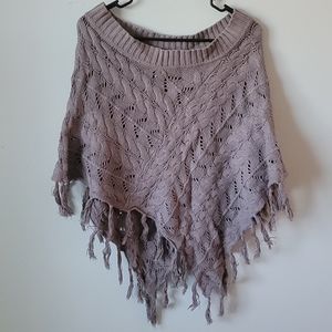 Gray Poncho